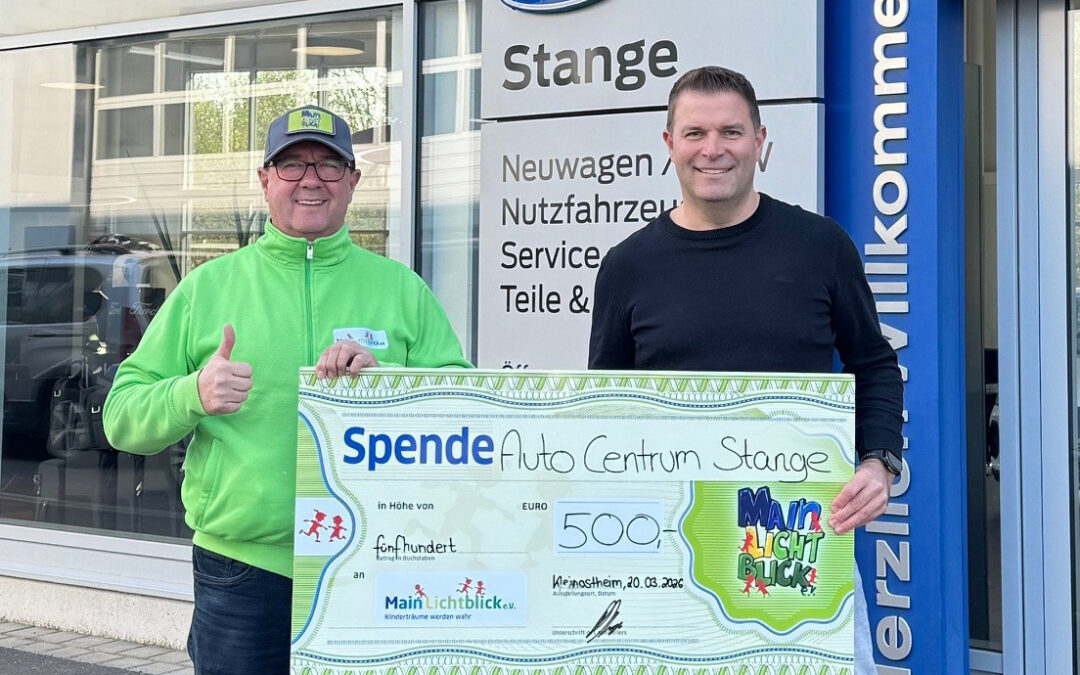 Auto Centrum Stange spendet für Herzenswünsche