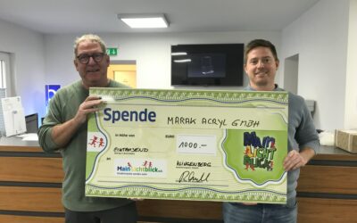 MARAK Acryl GmbH aus Klingenberg bringen Kinderaugen zum Leuchten