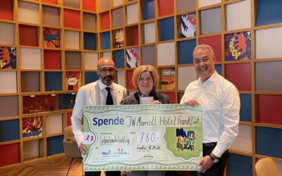 JW Marriott Hotel Frankfurt spendet für Kinder