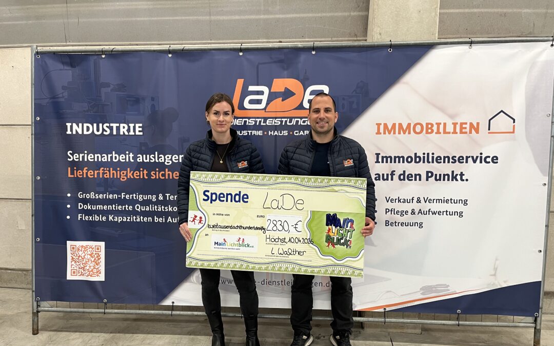 Frühlingsmarkt vom LaDe hilft kranken Kindern