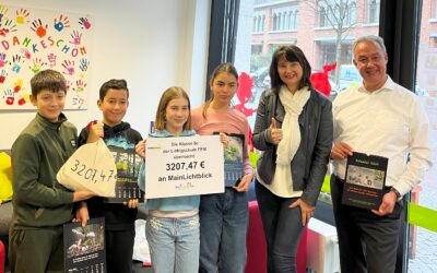 Rekordspendensumme von engagierten 6.-Klässler:innen der Liebigschule Frankfurt